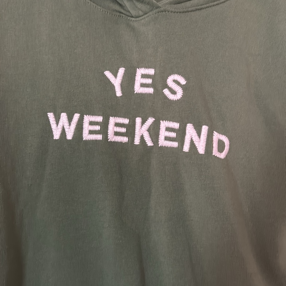 “Yes Weekend” Sweatshirt - Picture 2 of 4